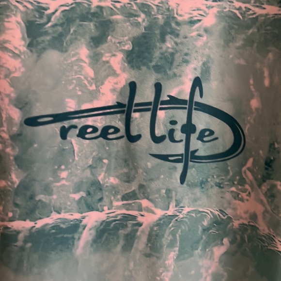 Reel Life Long Sleeve UV Blocking Shirt Size Medium - Picture 2 of 7